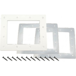 Skimmer Face Plate Kit-White - VINYL REPAIR KITS